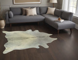 5' X 7' Natural Cowhide Area Rug