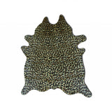 5' X 7' Brown And Black Cowhide Area Rug