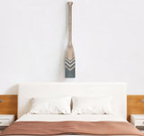 Distressed Coastal Wood Chevron Oar Wall Decor