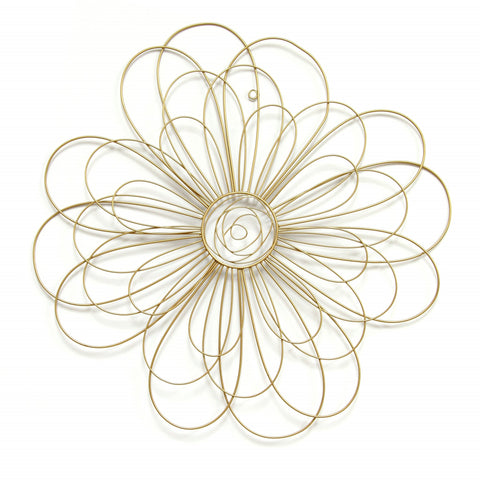 22" X 22" Gold Metal Novelty