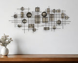 27" X 53" Black Metal Novelty