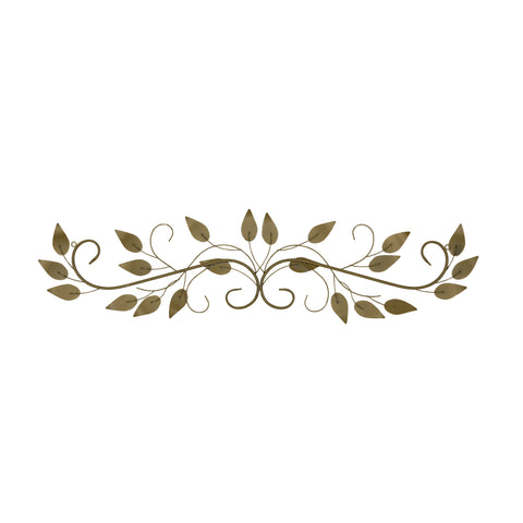 Brushed Gold Over The Door Metal Wall Decor