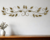 Brushed Gold Over The Door Metal Wall Decor