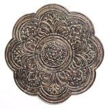 18" X 18" Brown Metal Novelty