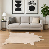 6' X 7' Natural Cowhide Area Rug