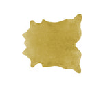 6' X 7' Gold Cowhide Cowhide Area Rug