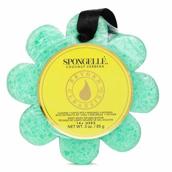 Wild Flower Soap Sponge - Coconut Verbena (Green) - 1pc/85g