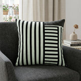 18" X 5" X 18" Transitional Multi Colored Pillow Cover With Poly Insert