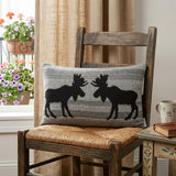 24" X 5" X 16" Lodge Gray Pillow Cover With Poly Insert