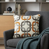 20" X 7" X 20" Multicolor Pillow Cover With Poly Insert