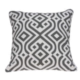 Set of Two 20" Blue Cotton Throw Pillows