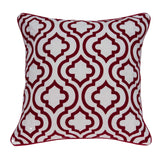 20" X 14" Orange Velvet Throw Pillow