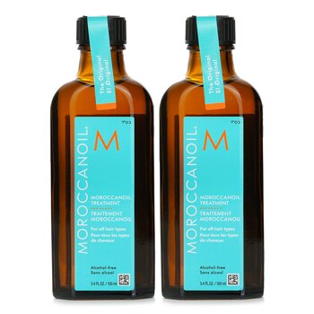 Moroccanoil Treatment - Original (For All Hair Types) Duo Set - 200ml(100mlx2)