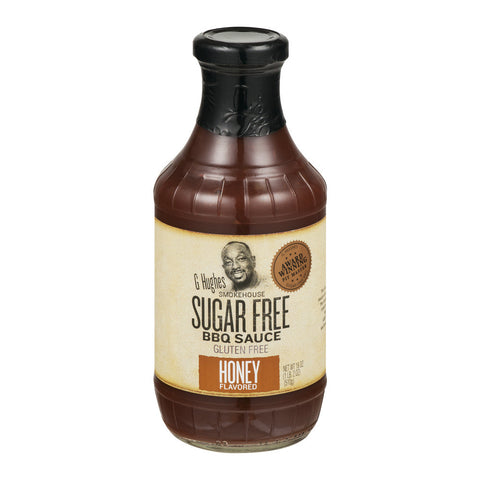 G HUGHES HNY BBQ SCE SF ( 6 X 18 OZ   )
