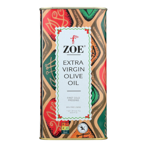 ZOE EXTRA VIRGIN OLV OIL ( 6 X 1 LTR  )