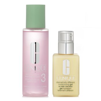 Dramatically Different Set 3: Moisturising Gel & Clarifying Lotion 3 - Combination Oily to Oily - 2pcs
