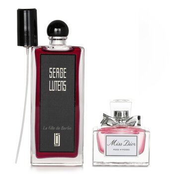 Serge Lutens La Fille De Berlin Eau De Parfum Spray X Christian Dior Miss Dior Rose N'Roses Eau De Toilette - 2pcs