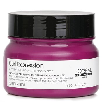 Serie Expert Curl Expression Glycerin 2.5% + Urea H + Hibiscus Seed Professional Mask - 250ml