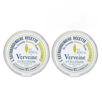 【1+1 Set】Verveine (Verbena) Deodorant - 0% Aluminum Salts - 50g/1.7oz x2