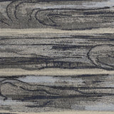 5' X 8' Gray Blue And Black Abstract Area Rug