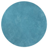 6' Blue Hand Woven Round Rug
