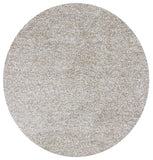 6' Ivory Hand Woven Round Rug