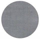 6' Gray Hand Woven Round Rug