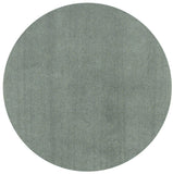 6' Slate Blue Hand Woven Round Rug