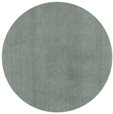 6' Slate Blue Hand Woven Round Rug
