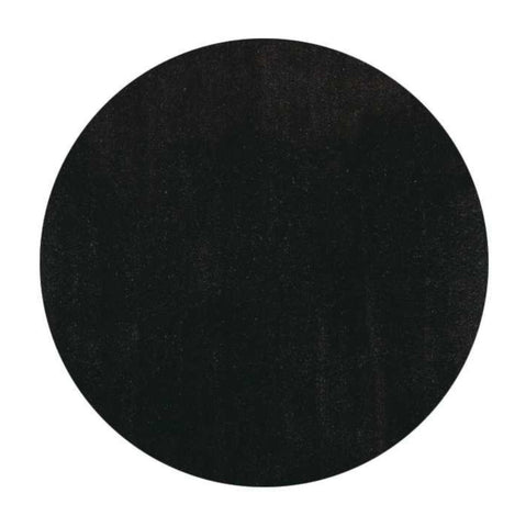 6' Espresso Shag Hand Woven Round Rug