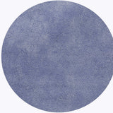 6' Purple Shag Hand Woven Round Rug