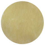 6' Canary Yellow Hand Woven Round Rug