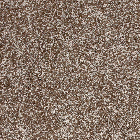 5' X 7' Beige And Brown Abstract Shag Hand Woven Area Rug