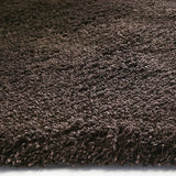 5' X 7' Espresso Indoor Shag Rug