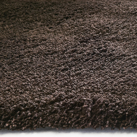 5' X 7' Espresso Indoor Shag Rug