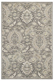 8' X 10' Taupe And Ivory Abstract Washable Indoor Outdoor Area Rug