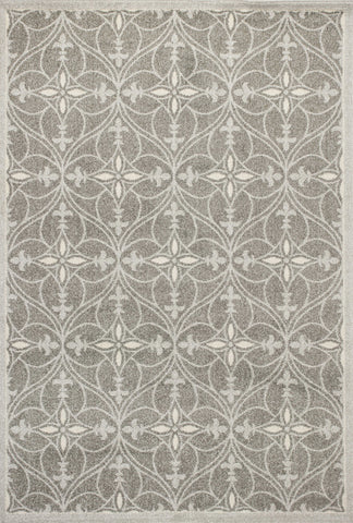 8' X 10' Aqua And Teal Blue Medallion Washable Indoor Outdoor Area Rug