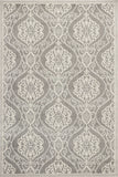 8' X 10' Gold And Beige Abstract Washable Indoor Outdoor Area Rug