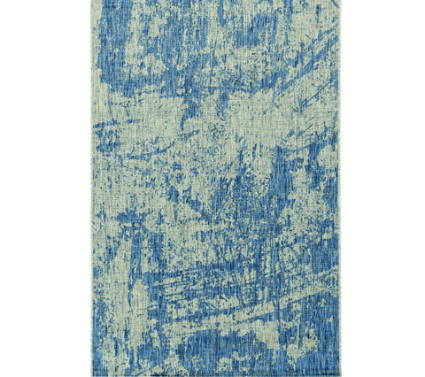 8' X 10' Fern Green Gray And Black Abstract Washable Indoor Outdoor Area Rug