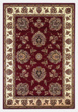 8' X 10' Brown And Beige Floral Washable Indoor Outdoor Area Rug