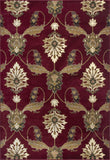 2' X 3' Polypropylene Red Accent Rug
