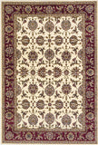 2' X 3' Ivory And Red Floral Area Rug