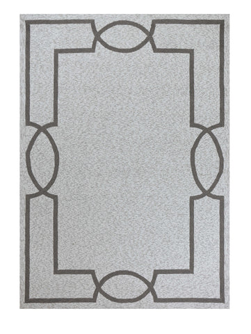 2' X 3' Ivory Indoor Outdoor Area Rug