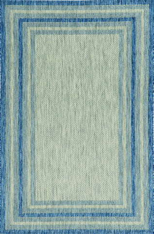 8' X 10' Beige Brown And Green Oriental Washable Indoor Outdoor Area Rug