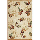 2' X 4' Beige Hand Tufted Area Rug