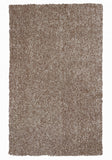 8' X 10' Gold Wheat And Ivory Botanical Leaves Washable Indoor Outdoor Area Rug