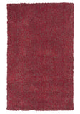 8' X 10' Red And Brown Geometric Washable Indoor Outdoor Area Rug