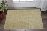 2' X 4' Yellow Shag Hand Woven Area Rug