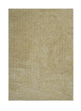 2' X 4' Yellow Shag Hand Woven Area Rug