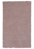 2' X 4' Pink Shag Hand Woven Area Rug